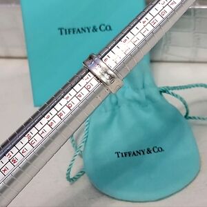 TIFFANY & CO Authentic Sterling Silver Ring Stamped T & CO 925 SIZE 6.75
